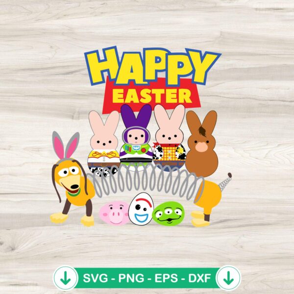 Toy Story Easter Peeps SVG file for cutting machines
