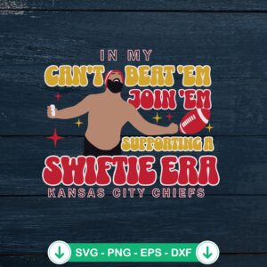 Jason Kelce Can't Beat Em Join Em SVG file for Cricut cutting
