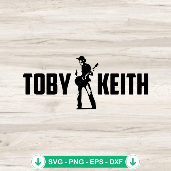 Toby Keith country music SVG file for cricut cutting machine