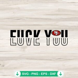 49ers SVG file for Cricut cutting machine compatible design