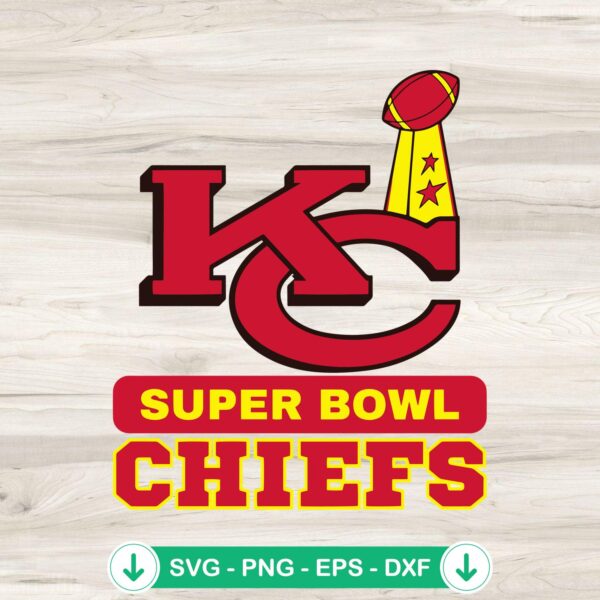 KC Chiefs Super Bowl Cup SVG file for Cricut and cutting machine