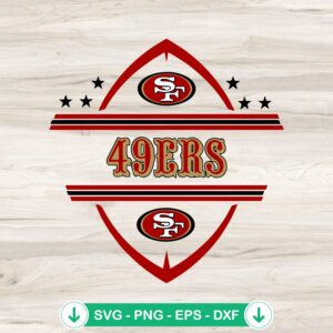 49ers Football logo SVG file for Cricut and cutting machines