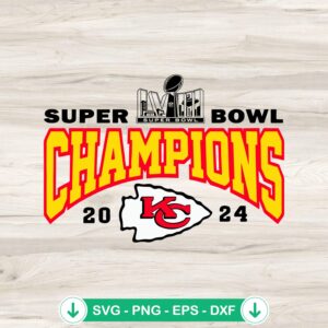 Kansas City Chiefs Champions SVG file for cutting machines