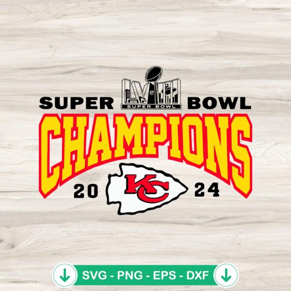 Kansas City Chiefs Champions SVG file for cutting machines