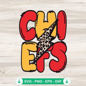 Chiefs logo funny svg file for Cricut cutting projects