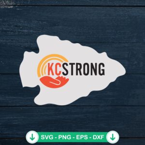 Kansas City Strong SVG file for Cricut cutting machine