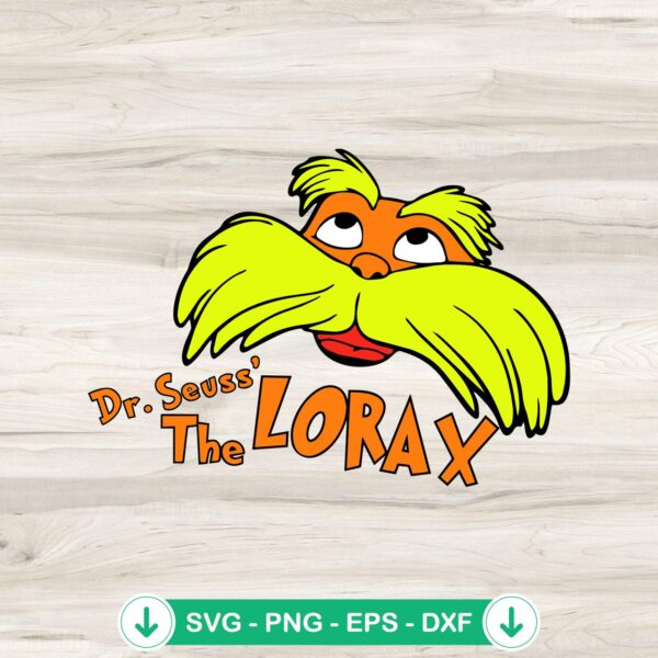 Dr Seuss The Lorax SVG file for cutting machines
