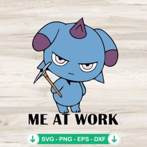 Palworld Depresso Me At Work SVG file for cutting machines