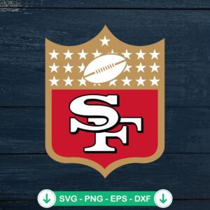 San Francisco 49ers SVG file for Cricut cutting machine
