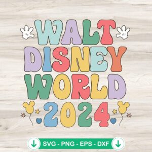 Walt Disney World Family Vacation SVG file for Cricut cutting