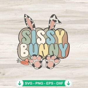 Sister Bunny Leopard SVG file for Cricut cutting machine