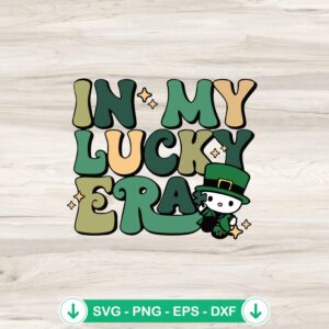 Hello Kitty In My Lucky Era SVG file for Cricut cutting machine