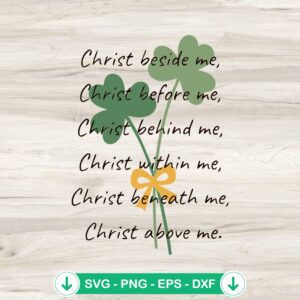 Christ Lucky Irish SVG file for cricut cut files