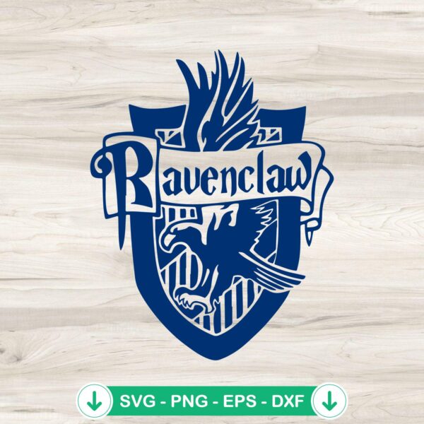 Ravenclaw logo svg file for cricut cutting machine