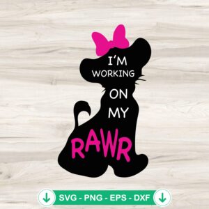 I'm Working on my Rawr Lion King SVG file for cutting machines