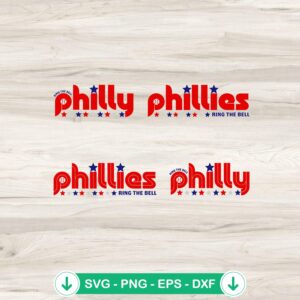 Philadelphia Phillies Ring The Bell SVG file, Cricut SVG cutting file