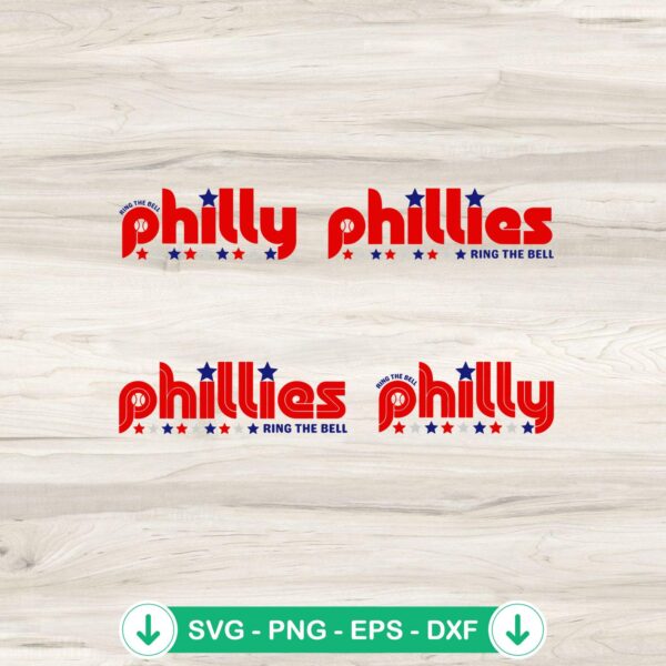Philadelphia Phillies Ring The Bell SVG file, Cricut SVG cutting file