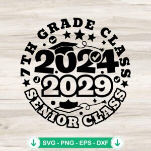 7th Grade Class SVG file for Cricut and cutting machines