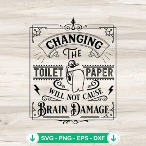 Changing the Toilet Paper SVG file for Cricut cutting