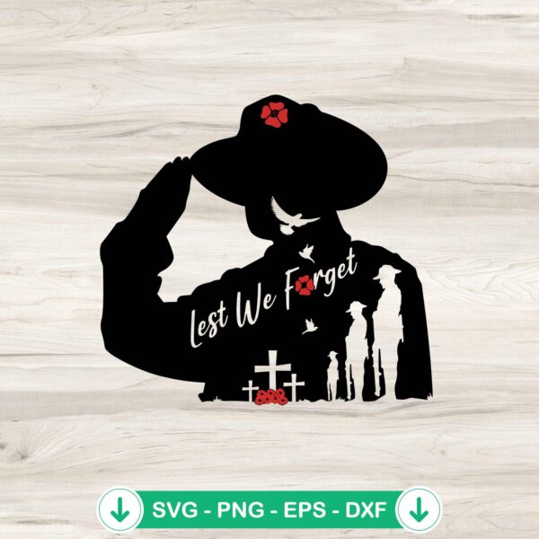Lest We Forget SVG file, Remembrance Day cricut svg cutting file