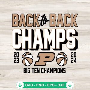 Back to back champs SVG file for basketball champions cutting file