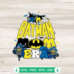 Batman Mom SVG file for Cricut cutting machine