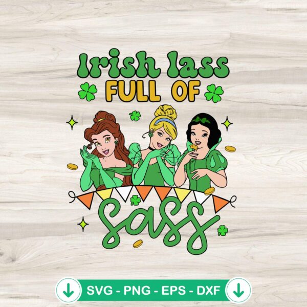 Disney Princess Irish Lass Full Of Sass svg file for cricut