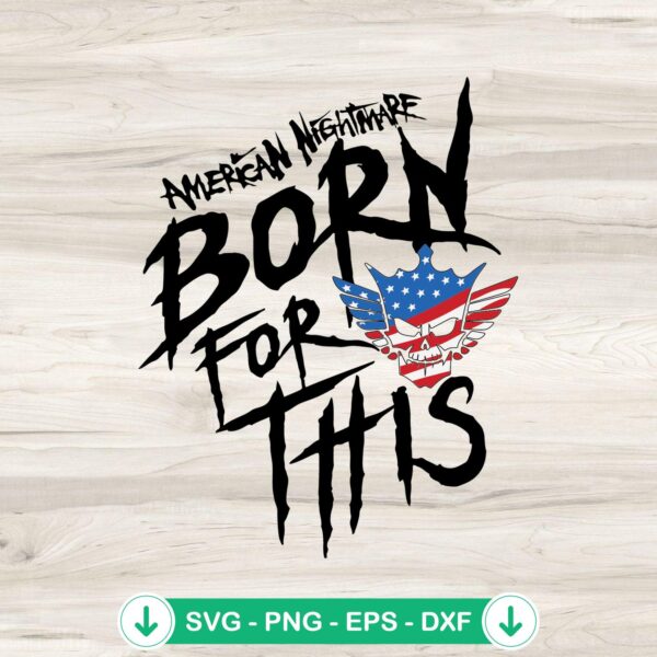 American Nightmare SVG file, cutting file for Cricut