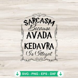 Avada Kedavra SVG file for Cricut cutting machine