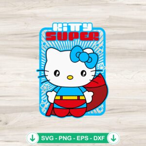 mockup-80653.jpg Hello Kitty Batman SVG file for cutting machines, cricut svg