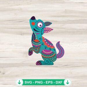 Coco Dante Dog SVG file for Cricut and cutting projects