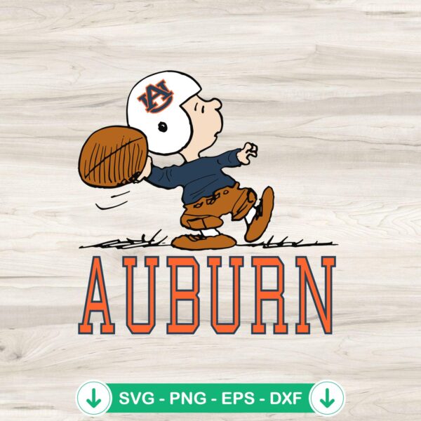 Funny Auburn Charlie Football SVG file for Cricut