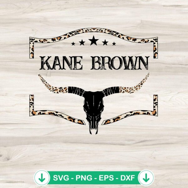 Kane Brown Bull Skull SVG file for Cricut cutting machine