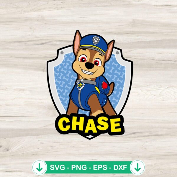 Chase Paw Patrol Spy Pup SVG file for Cricut cutting machine
