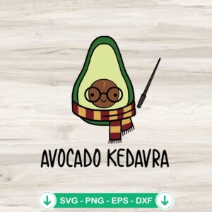 Amazing Avocado Kedavra svg file for Cricut cutting machine