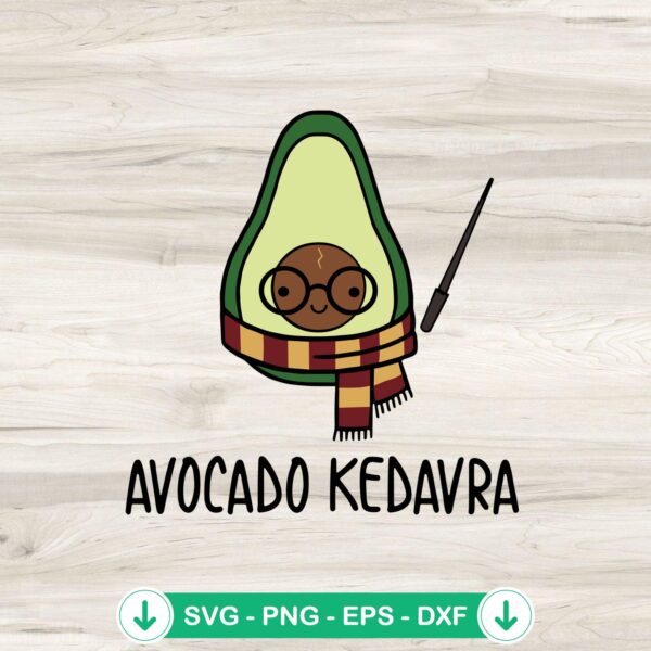 Amazing Avocado Kedavra svg file for Cricut cutting machine