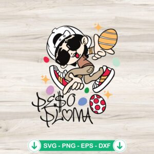 Peso Pluma Easter Day svg file for Cricut and cutting machine