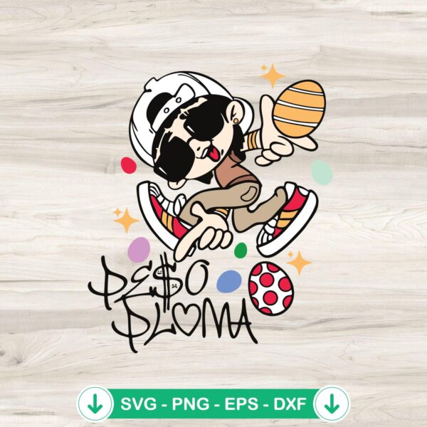 Peso Pluma Easter Day svg file for Cricut and cutting machine