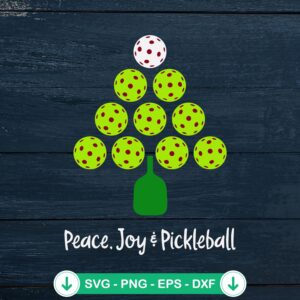mockup-81201.jpg Peace Joy Pickleball SVG file for Cricut cutting machine