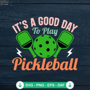 Pickleball SVG file for Cricut, cutting file for players