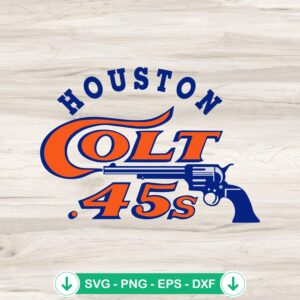 Houston Colt 45s SVG file, cricut svg cut file for baseball