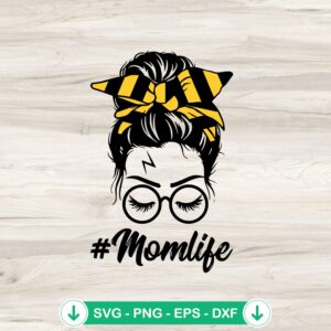 Harry Potter Mom Life SVG file, Cricut SVG cut file theme