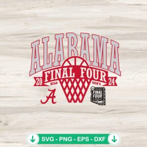 Alabama Final Tour NCAA Men's SVG file for Cricut cutting