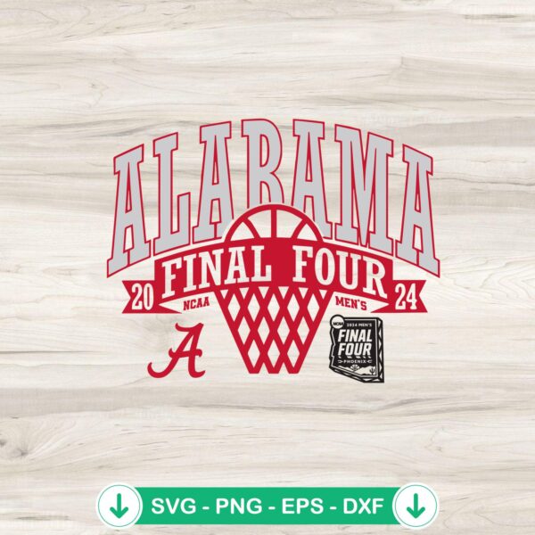 Alabama Final Tour NCAA Men's SVG file for Cricut cutting