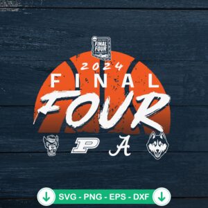 2024 Mens Basketball Final Four SVG file for cricut cutting