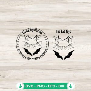 The Bat Boys SVG file for Cricut, cutting file for DIY projects