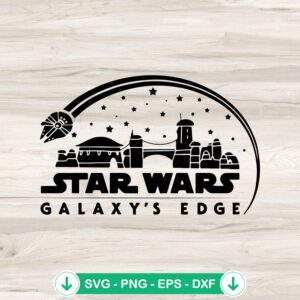 Star Wars Galaxy's Edge svg file for cricut cutting machine