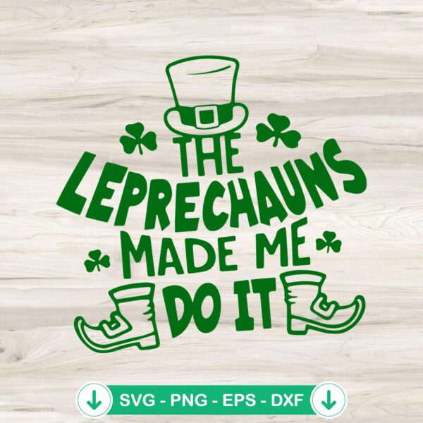 The Leprechauns SVG file for St. Patrick's Day Cricut cut file