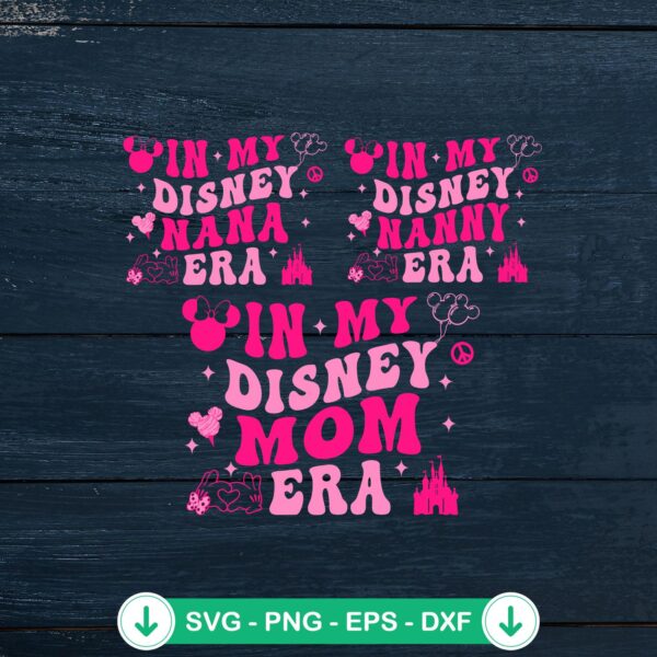 In My Disney Mom Era SVG file, cricut svg cut file for Mother’s Day