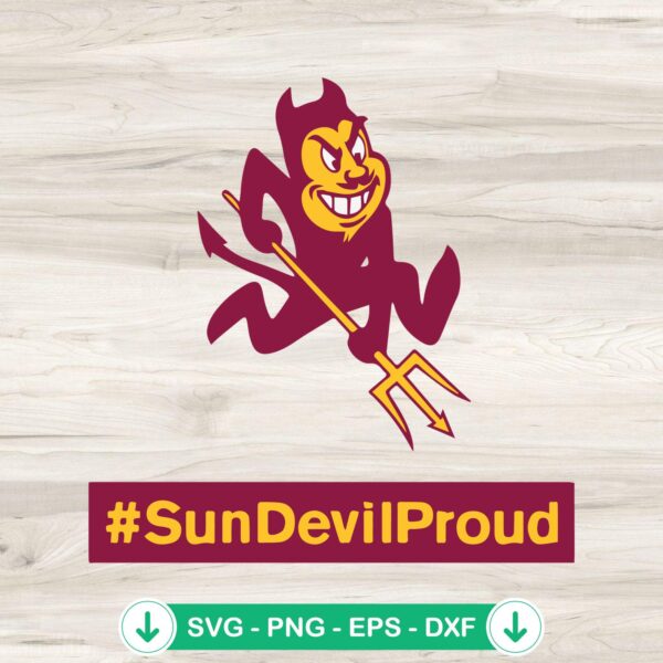 Arizona State Sun Devils svg file for cricut cutting machine